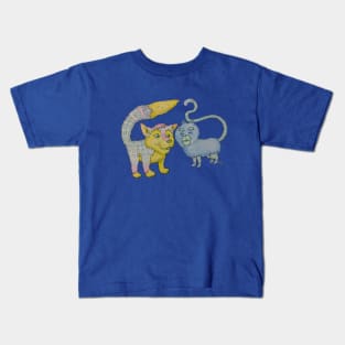 Cats and dogs Kids T-Shirt